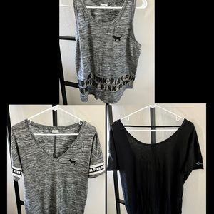 Victoria’s Secret Tank and T-Shirt bundle (3 items)